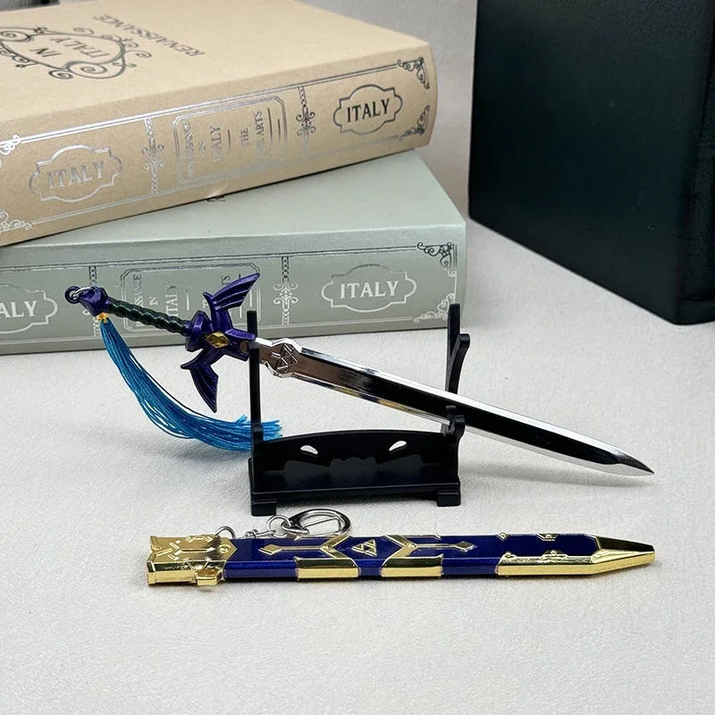 21cm Master Sword LoZ Tears of the Kingdom Breath of the Wild Game Replica Metal Replicas Model Link 1:6 Action Figure Accessory