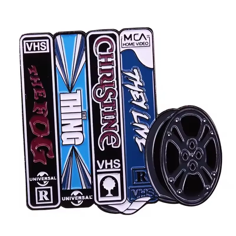 Halloween Horror Movie Anime Enamel Cartoon Pin Lapel Pins for Backpack Brooch for Clothes Accessories Jewelry Gift