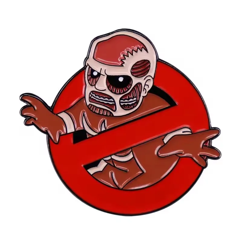Halloween Horror Movie Anime Enamel Cartoon Pin Lapel Pins for Backpack Brooch for Clothes Accessories Jewelry Gift