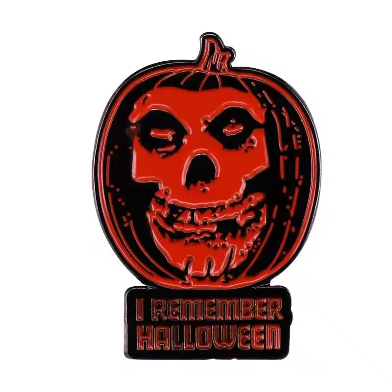 Halloween Horror Movie Anime Enamel Cartoon Pin Lapel Pins for Backpack Brooch for Clothes Accessories Jewelry Gift