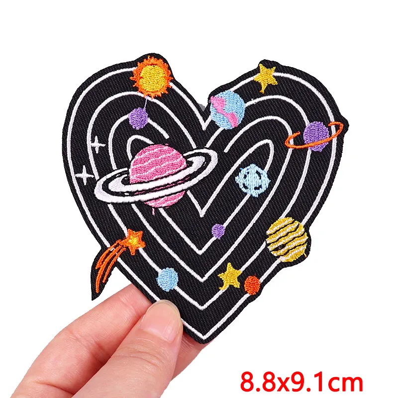 Cartoon Embroidered Patches Iron On Patches For Clothing Thermoadhesive Patches On Clothes DIY Cute Cat Patch Jacket Applique