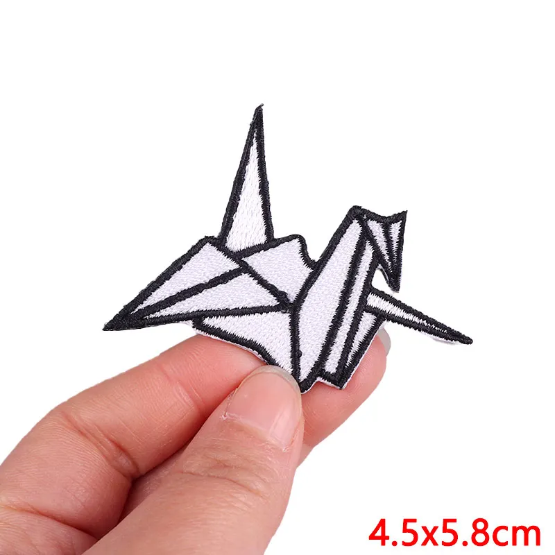 Animal Frog Duck Cat Embroidered Patches For Clothing Thermoadhesive Patches DIY Iron On Patches On Clothes Sticker Jacket Badge