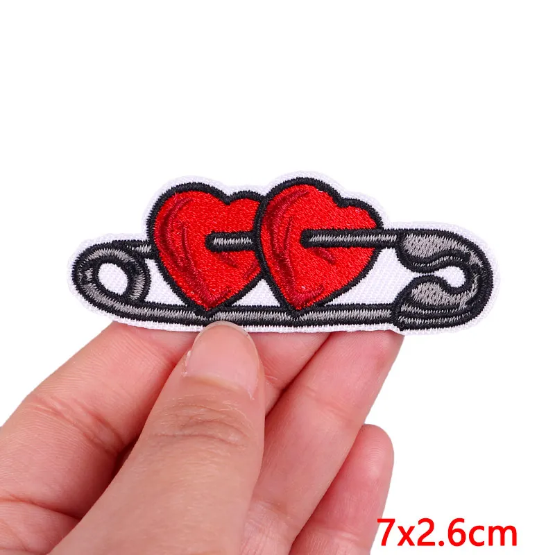 Animal Frog Duck Cat Embroidered Patches For Clothing Thermoadhesive Patches DIY Iron On Patches On Clothes Sticker Jacket Badge