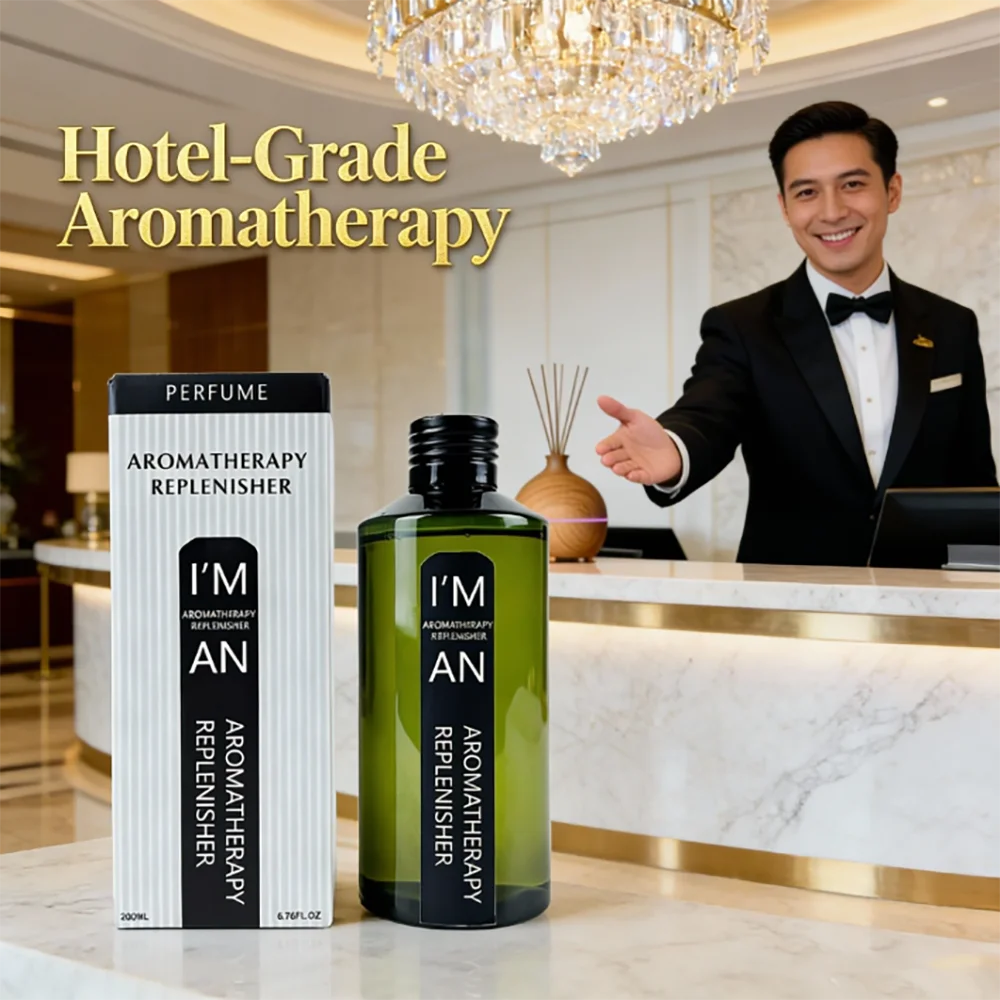 200ML Lasting Flameless Aromatherapy Essential Oil Hilton Hotel Aromatherapy Supplement for Air humidifier Hotel Aroma Machine