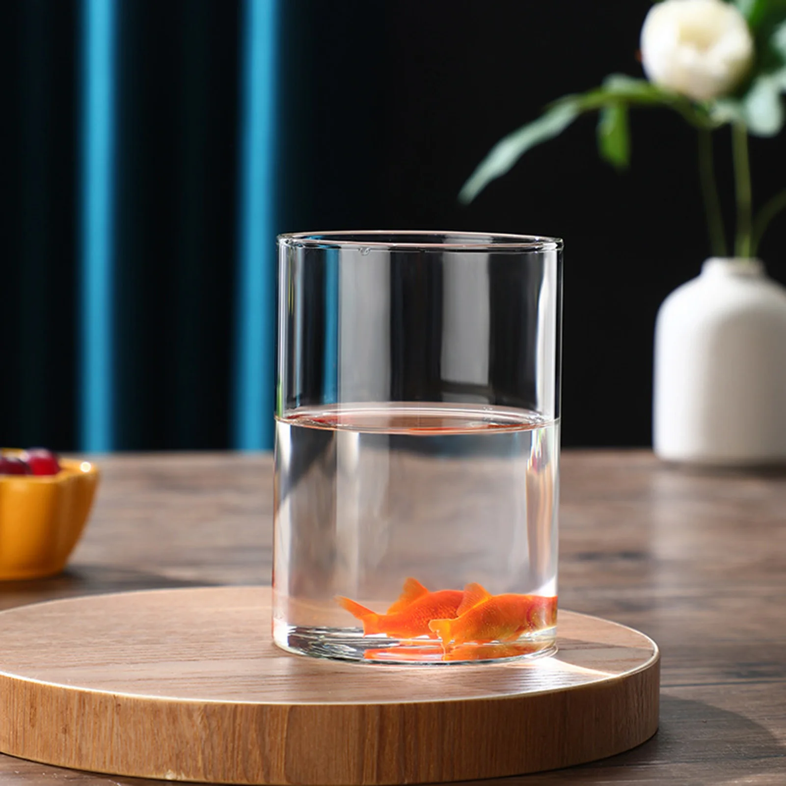 New Transparent Glass Hydroponic Vase Modern Cylinder Flower Centerpiece Clear Vases Use for Floral Wedding Home Decoration