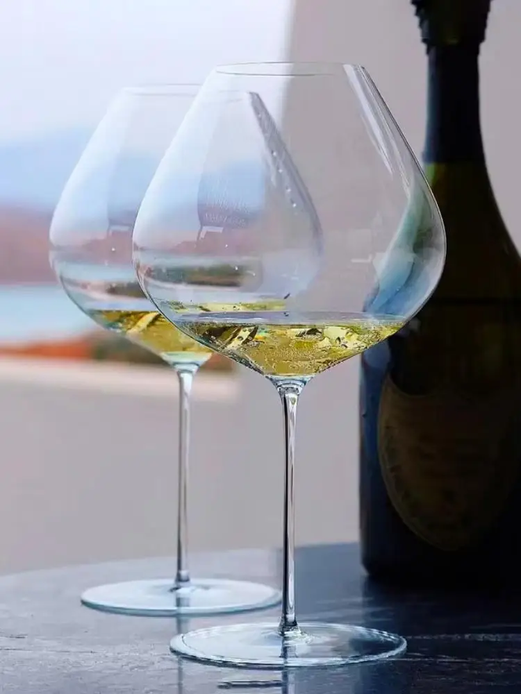 France Sydonios Style Upscale Burgundy Cup Crystal Handmade Extremely Thin Wine Glass Aroma Enlarge Goblet