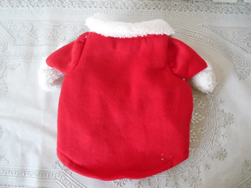 Winter Christmas Pet Cat Costumes Funny Santa Claus Clothes For Small Cats Dogs Xmas New Year Cat Clothing Kitty Kitten Outfits