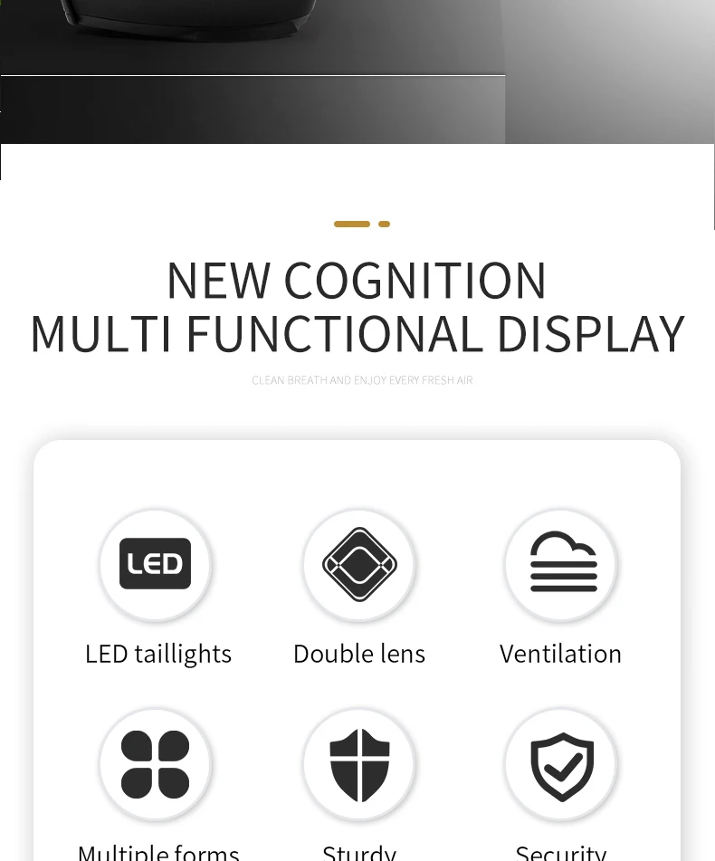 AD Factory Wholesale Fashion LED Intelligence Taillights Motorcycle Helmet Dual Mirror Riding Full Helmet for Safe Travel Hat