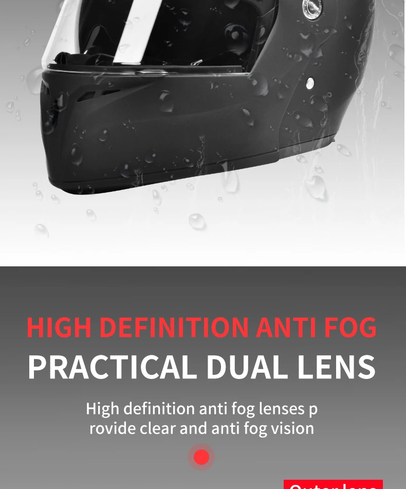 AD Factory Wholesale Fashion LED Intelligence Taillights Motorcycle Helmet Dual Mirror Riding Full Helmet for Safe Travel Hat