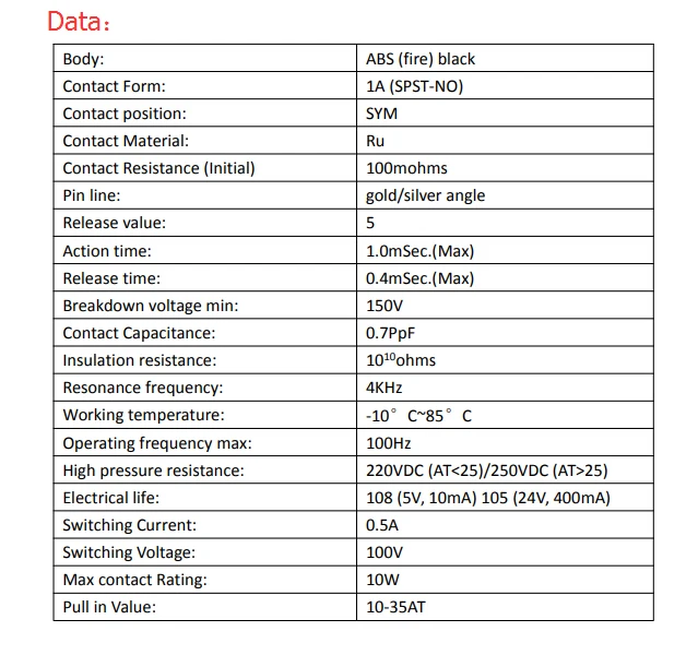 100Pcs/1pc GPS-11A 3x11mm Plastic Reed Switch 11mm Anti-Interference Normally Open Magnetic Control Switch NO Electronic