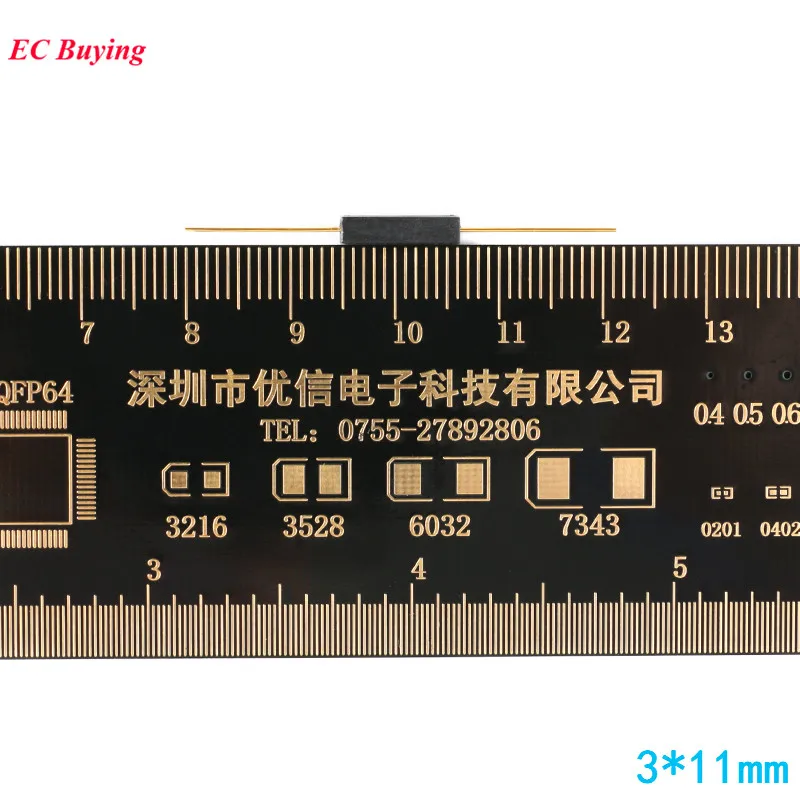100Pcs/1pc GPS-11A 3x11mm Plastic Reed Switch 11mm Anti-Interference Normally Open Magnetic Control Switch NO Electronic