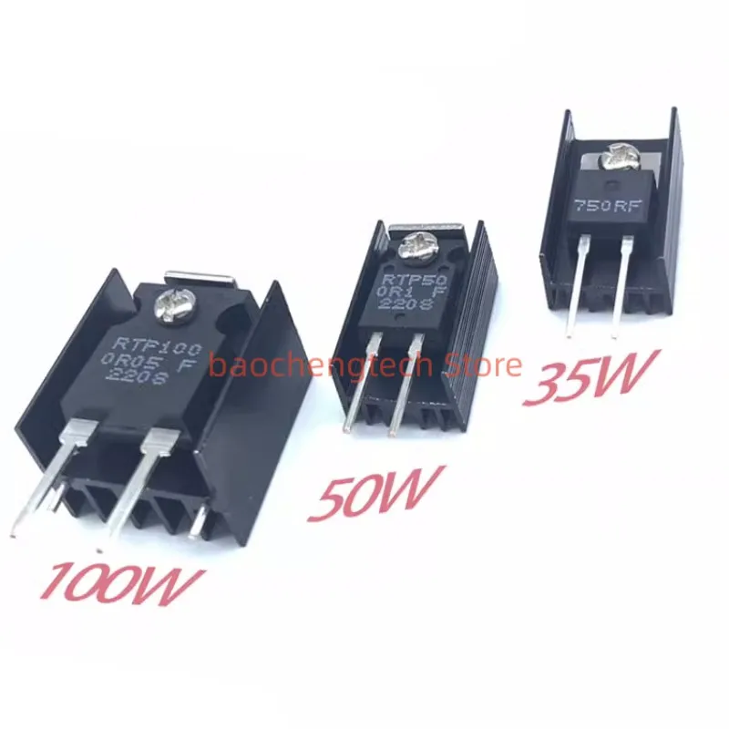 100WATT 5R 10R 15R 75R 100R 250R Thick Film Non-Inductive Resistor 0.05ohms to 50Kohms High-Power TO247 Substitute MP9100-1%