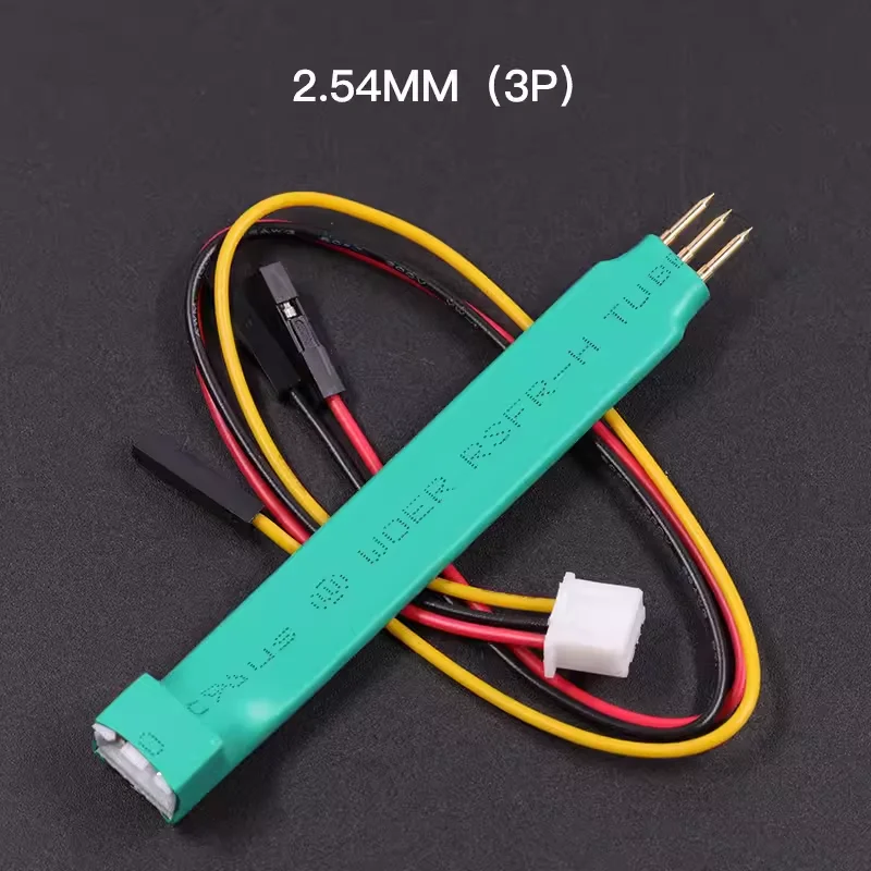 2.54/2.00/1.27mm Pitch Handheld Programming Pogo Pin, 3/4/5/6/7/8P Test Pin Programming Test Probe