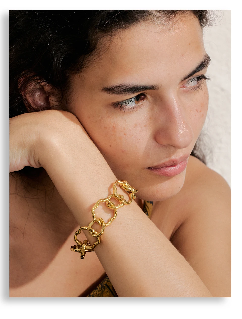 Yhpup High Quality Stainless Steel Handmade Chain Bracelet Bangle Waterproof Texture Toggle-Clasps Wrist Jewelry Exclusive Gift