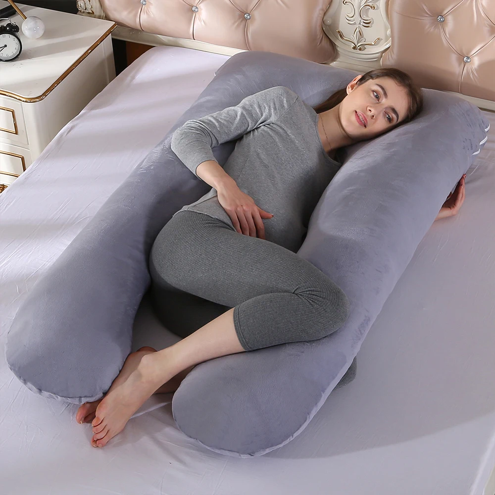 PANGDUBE Pregnancy Pillow 130x70cm Waist Support for Pregnant Women Sleeping Nursing Cushion Breastfeeding Maternity Body Pillow