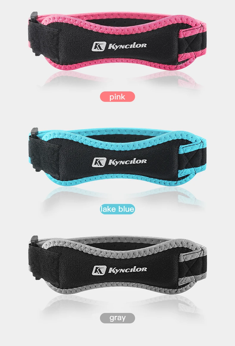 2 PC Sports Protection Patellar Strap Basketball Badminton Tennis Cycling Running Protection Support Patellar Pad Shock Absorpti