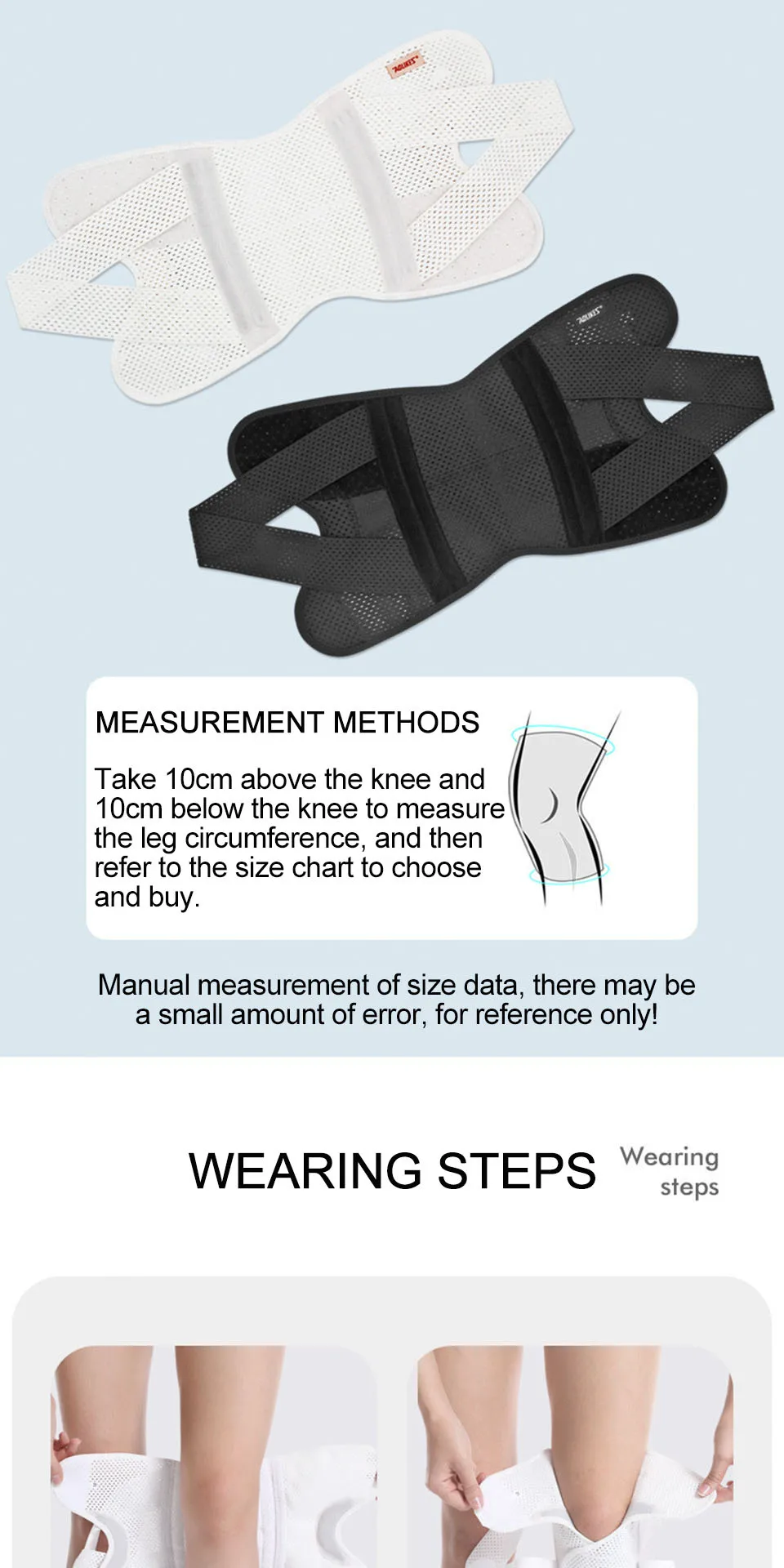 AOLIKES 1PCS Compression Knee Pad For Relieve Meniscal Tear Knee Pain Arthritis Joint Pain Relief Breathable Knee Support