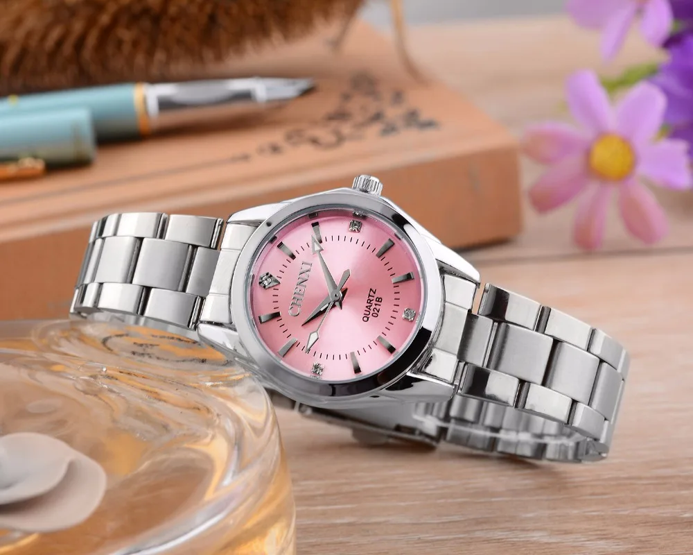 6 Colors CHENXI Brand Watch Luxury Women's Casual Watches Waterproof Watch Women Fashion Dress Rhinestone WristWatch CX021B
