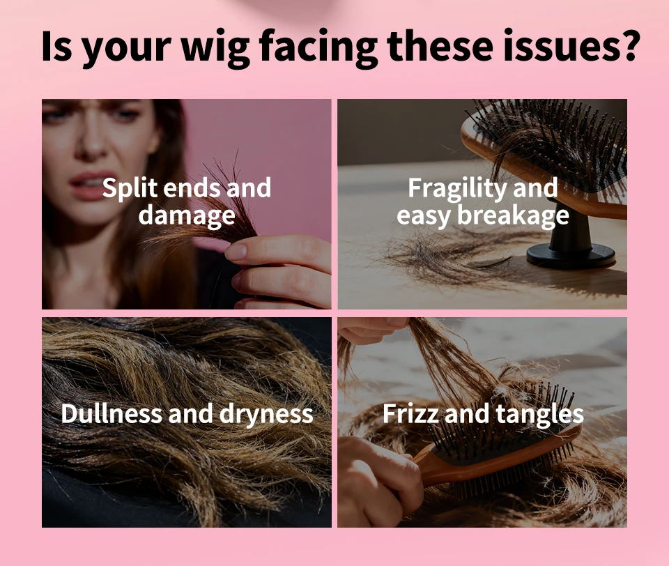SEVICH Professional Wig Hair Care Products Wig Smoothing Keratin Hair Mask Oil Control Deep Cleansing Wig Shampoo Wig Care Spray