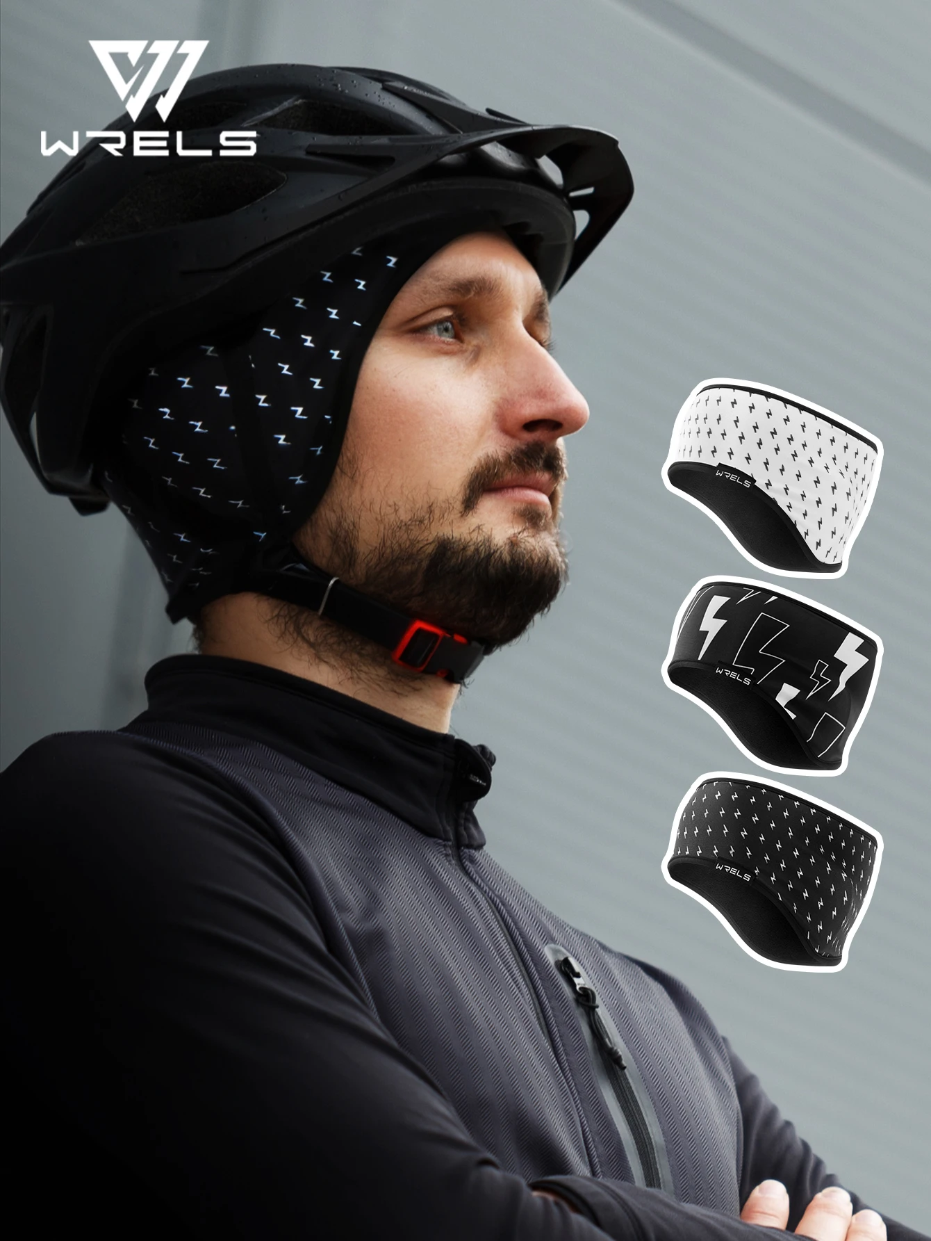 WRELS Winter Ear Warmer Headband Windproof Sports Fleece Thermal Ear Muffs for Women Men Running Hiking Skiing Cycling Jogging