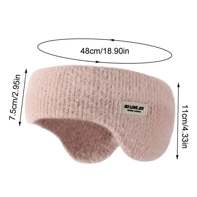 Earmuffs Hair Bands Winter Women Men Elastic Thicken Soft Comfortable Ear Warmer Fashion Skiing Outdoor Sport Hair Accessories