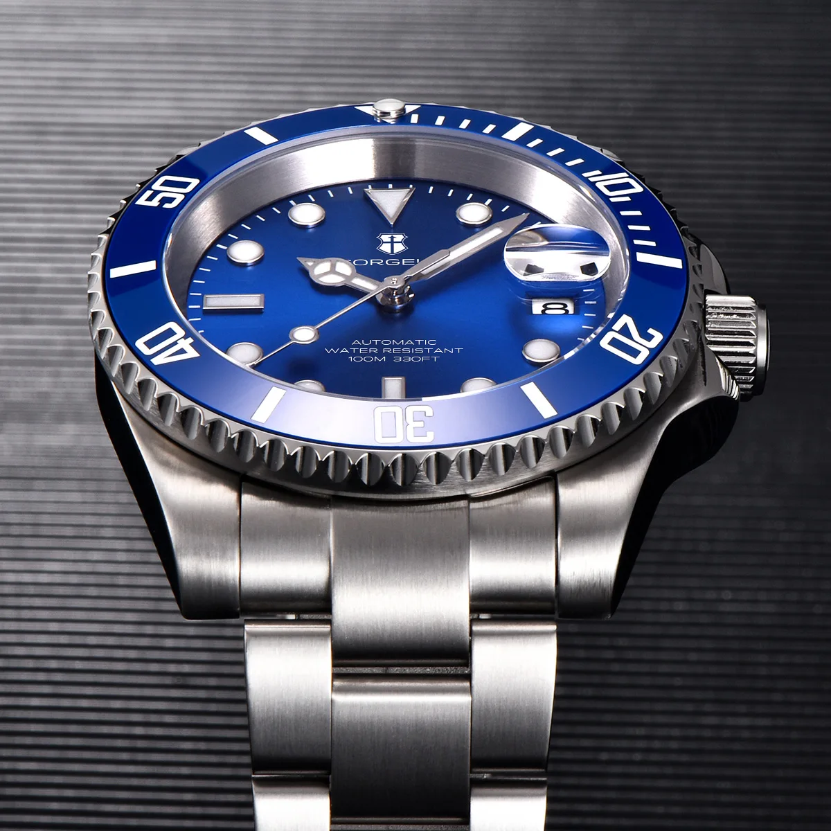 Custom Logo Men Watches Luxury 40mm NH35/MIYOTA Automatic Mechanical Wristwatches Ceramic 100M Dive Watch Sapphire Luminous