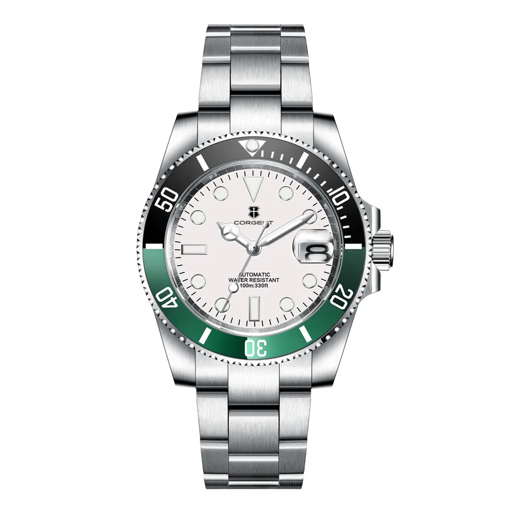 Custom Logo Men Watches Luxury 40mm NH35/MIYOTA Automatic Mechanical Wristwatches Ceramic 100M Dive Watch Sapphire Luminous