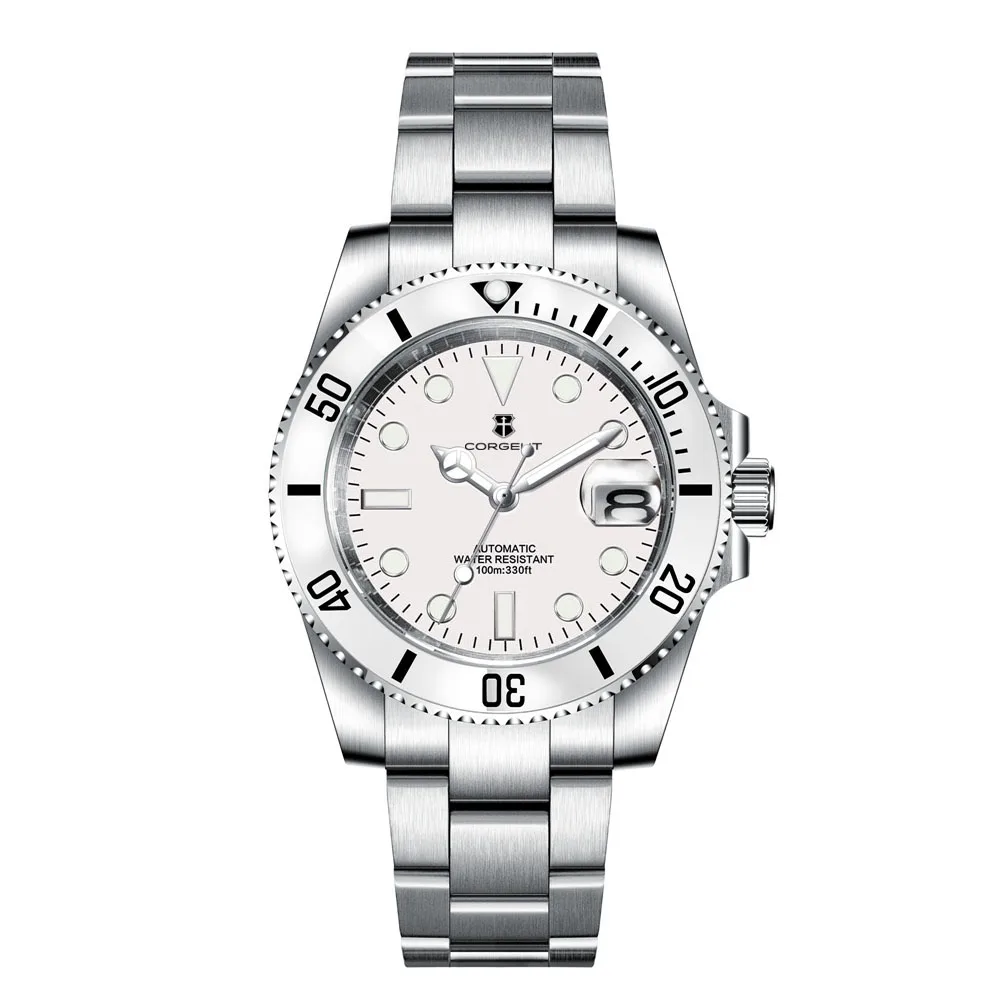 Custom Logo Men Watches Luxury 40mm NH35/MIYOTA Automatic Mechanical Wristwatches Ceramic 100M Dive Watch Sapphire Luminous
