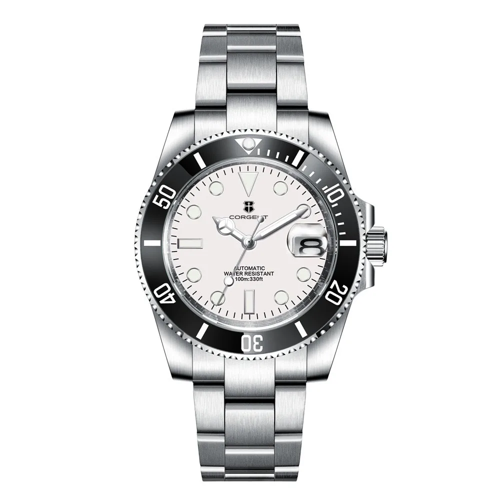 Custom Logo Men Watches Luxury 40mm NH35/MIYOTA Automatic Mechanical Wristwatches Ceramic 100M Dive Watch Sapphire Luminous