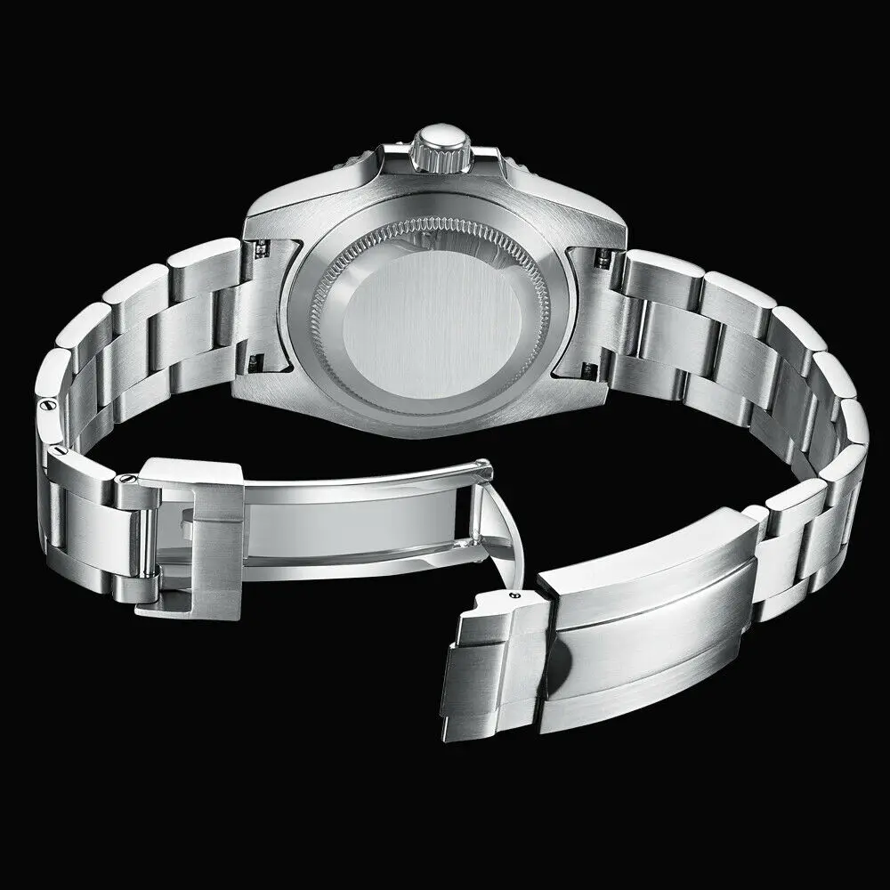 Custom Logo Men Watches Luxury 40mm NH35/MIYOTA Automatic Mechanical Wristwatches Ceramic 100M Dive Watch Sapphire Luminous