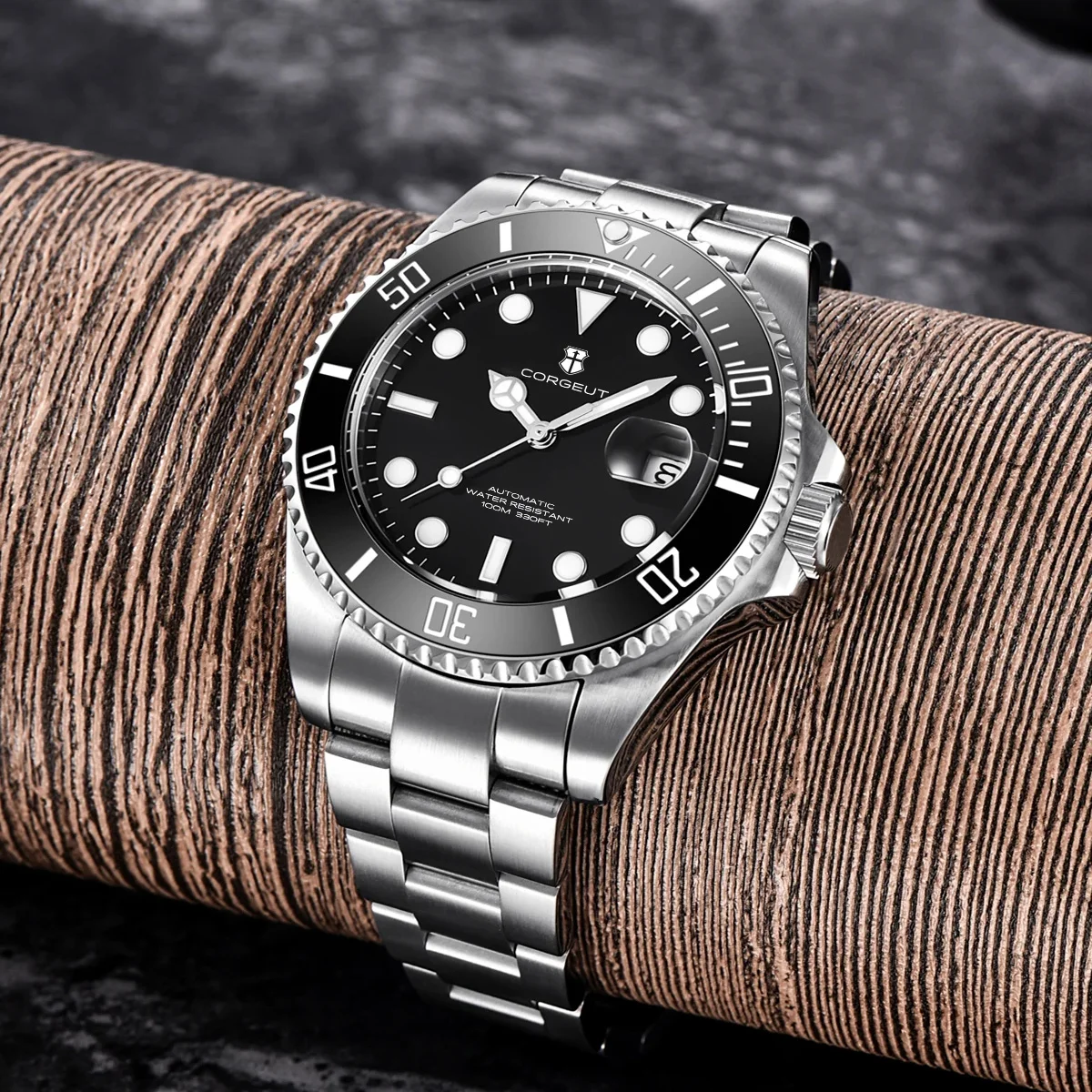 Custom Logo Men Watches Luxury 40mm NH35/MIYOTA Automatic Mechanical Wristwatches Ceramic 100M Dive Watch Sapphire Luminous