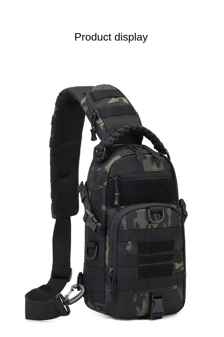 Outdoor Camping Chest Bag Tactical Backpack Sports Shoulder Hiking Climbing Ride Fishing Moore Sling EDC Fanny Pack