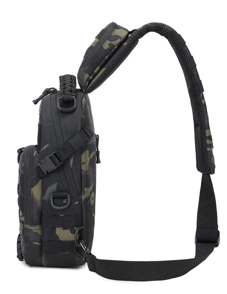 Outdoor Camping Chest Bag Tactical Backpack Sports Shoulder Hiking Climbing Ride Fishing Moore Sling EDC Fanny Pack
