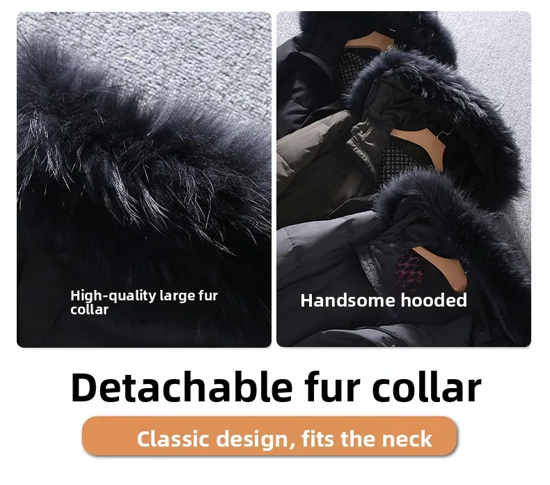 Canada Fashion Men's Down Coats And Parkas Men White Goose Down Jacket Long Padding Winter Puffer Jacket Man Luxury HYX90985
