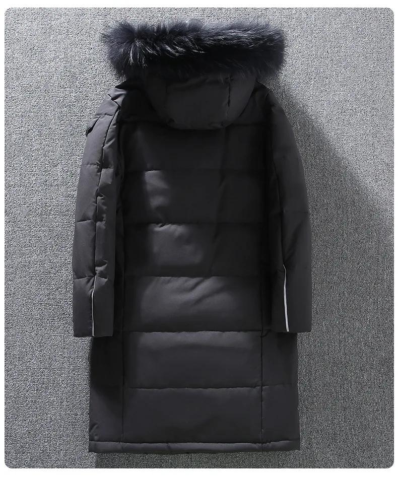 Canada Fashion Men's Down Coats And Parkas Men White Goose Down Jacket Long Padding Winter Puffer Jacket Man Luxury HYX90985