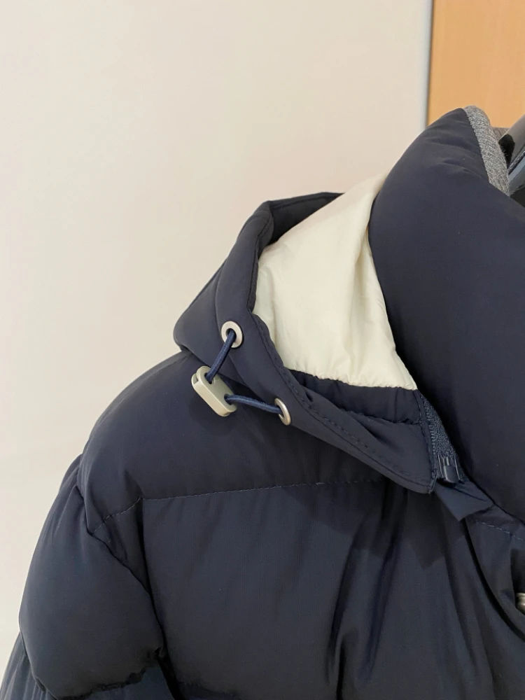 Italian Man 26FW New Style BC* Hooded down Jacket Business Casual Wear Warm and Windproof Outerwear