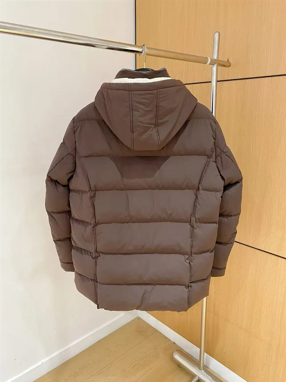 Italian Man 26FW New Style BC* Hooded down Jacket Business Casual Wear Warm and Windproof Outerwear