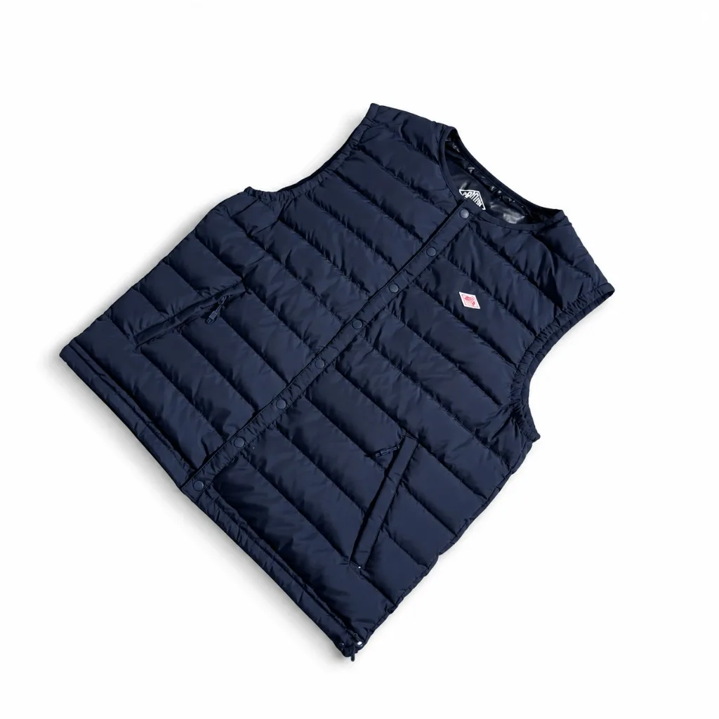 DANTON Lightweight Puffer Vest Men Women Casual Fashion Quilted Sleeveless Jacket Warm Casual Outdoor Travel Layering Waistcoat