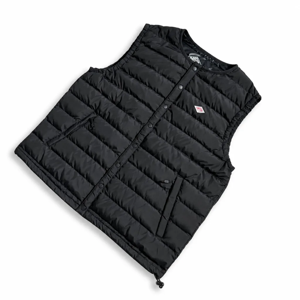 DANTON Lightweight Puffer Vest Men Women Casual Fashion Quilted Sleeveless Jacket Warm Casual Outdoor Travel Layering Waistcoat