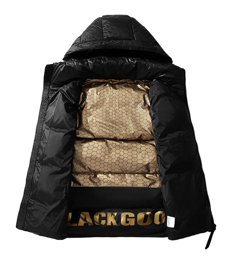 White Duck Down Vest Men Detachable Hood Sleeveless Jacket Male Autumn Puffer Waistcoat Black Gold Warm Korean Style Casual 5XL
