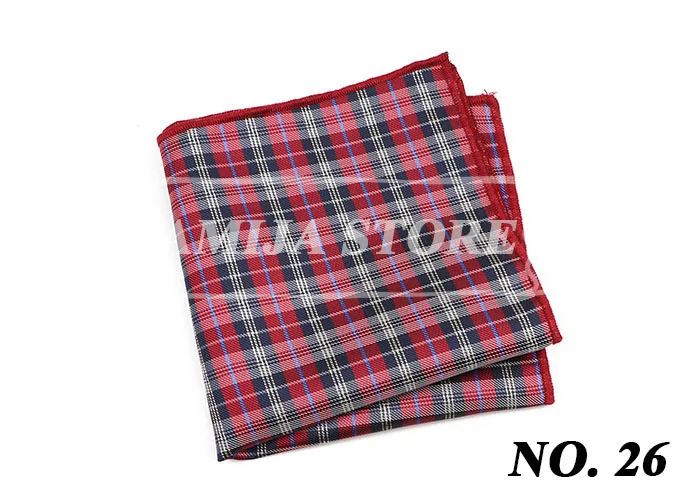 Vintage Paisley Men Pocket Square British Design Hankies Floral Print Handkerchief Striped Chest Towel Suit Accessories For Man