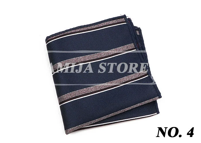 Vintage Paisley Men Pocket Square British Design Hankies Floral Print Handkerchief Striped Chest Towel Suit Accessories For Man