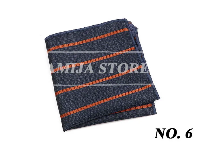 Vintage Paisley Men Pocket Square British Design Hankies Floral Print Handkerchief Striped Chest Towel Suit Accessories For Man