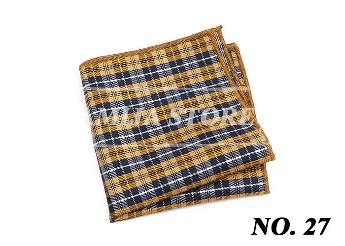 Vintage Paisley Men Pocket Square British Design Hankies Floral Print Handkerchief Striped Chest Towel Suit Accessories For Man