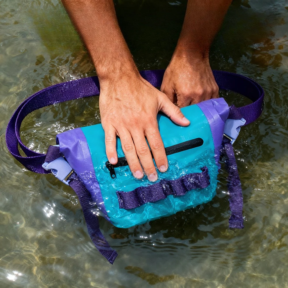 Waterproof Water Sports Rafting Boating Mesh Waist Floating Dry Bag for Kayaking Swimming Beach Kayak Travel Bag Camping Pack
