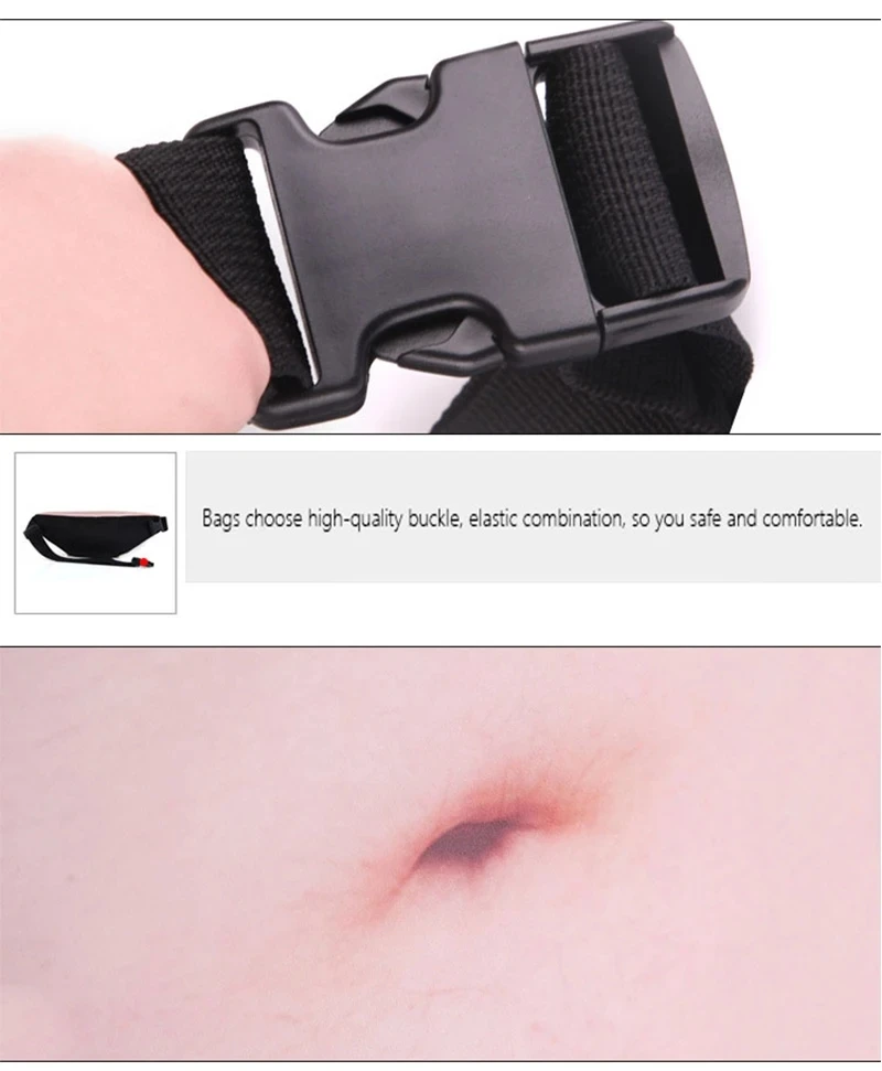 Fun Beer Belly Fanny Mobile Waist Bag, Innovative Fake Dad Belly Adjustable Multifunctional Large Capacity Belt Sports Packs Bag