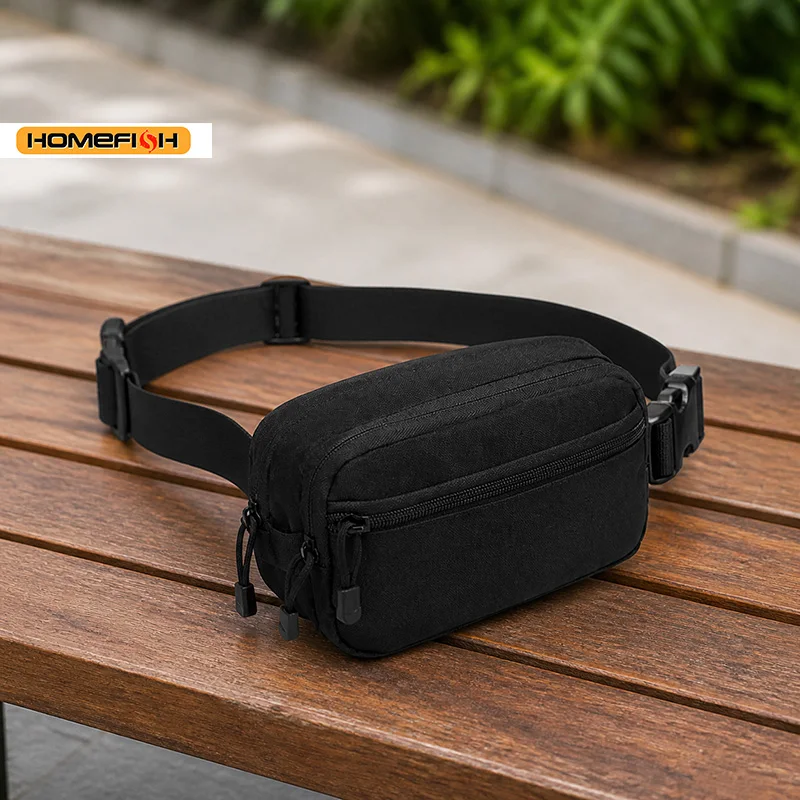 HOMEFISH Outdoor Tactical Molle Waist Pack Camouflage Combat Assault Waistpack