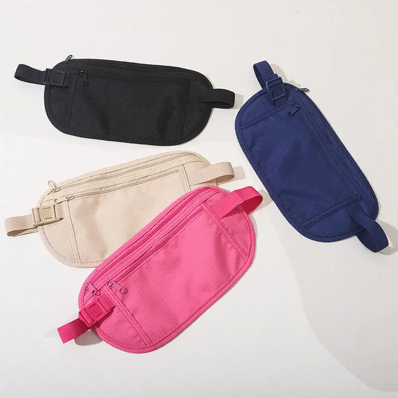 Invisible Travel Waist Pouch Hidden Security Money Belt Passport Bag Multipurpose Sports Waist Pack For Unisex