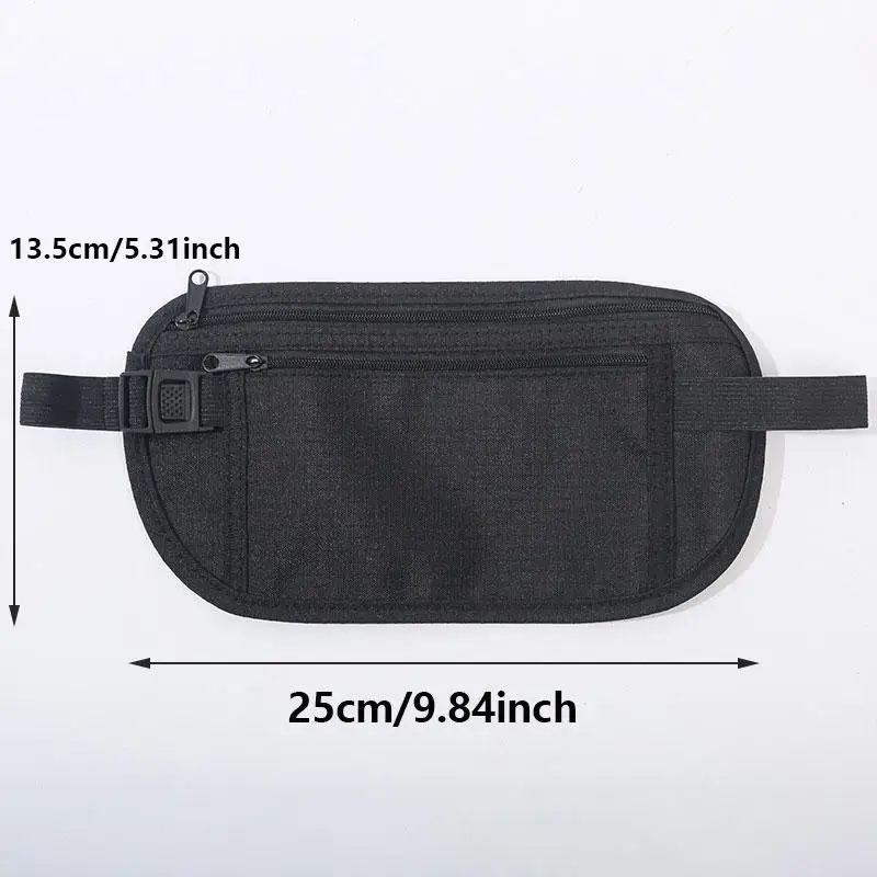 Invisible Travel Waist Pouch Hidden Security Money Belt Passport Bag Multipurpose Sports Waist Pack For Unisex