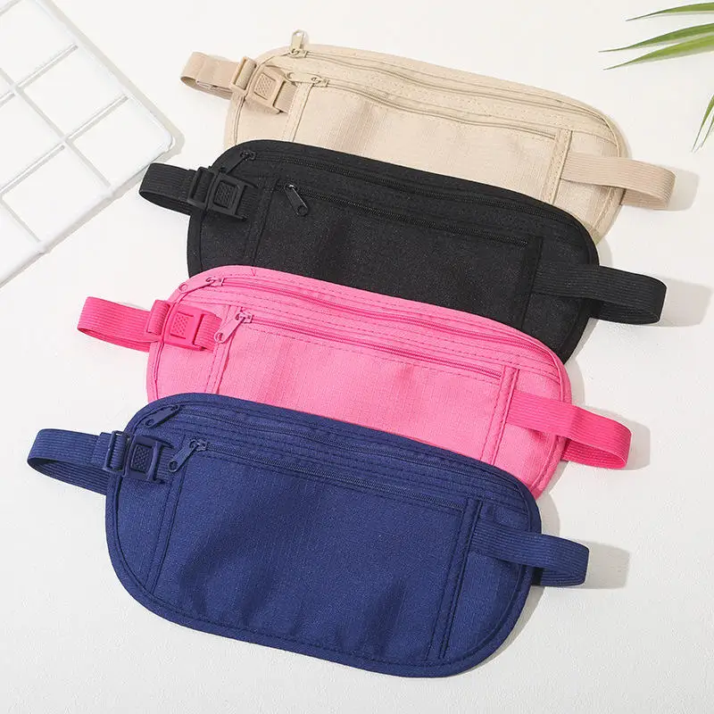 Invisible Travel Waist Pouch Hidden Security Money Belt Passport Bag Multipurpose Sports Waist Pack For Unisex